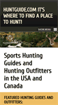 Mobile Screenshot of huntguide.com